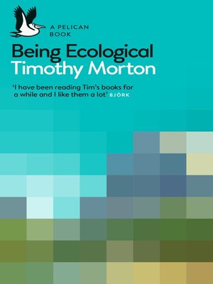 cover image of Being Ecological